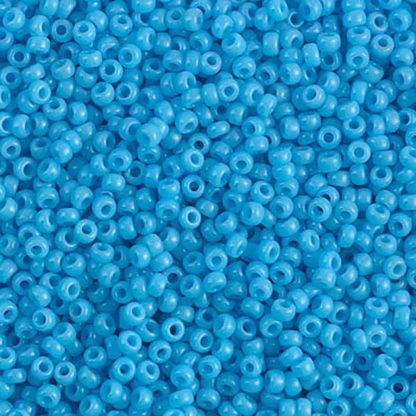 11HM413 - Miyuki Seed Beads size 11 - Opaque Light Blue - 25 grams