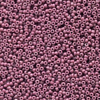 11HM4487 - Miyuki Seed Beads size 11 - Duracoat Opaque Mauve- 25 grams