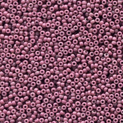 11HM4487 - Miyuki Seed Beads size 11 - Duracoat Opaque Mauve- 25 grams