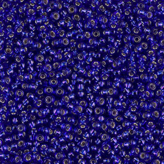11HM20 - Miyuki Seed Beads size 11 - Silver Lined Cobalt - 25 grams