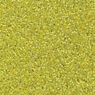 11HM4236 - Miyuki Seed Beads size 11 - Duracoat Silver Lined Yellow (Dyed) - 25 grams