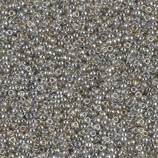 15HM1881 - Miyuki Seed Beads size 15 - Transparent Gold Grey Lustre - 15 grams