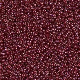15HM1883 - Miyuki Seed Beads size 15 - Transparent Lustre Red Metallic - 15 grams