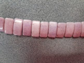 Czech Glass Carrier Beads - Pack 15 - Lilac Lustre