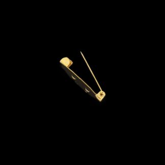 Brooch Pin 1" (25mm) Gold Colour - Single