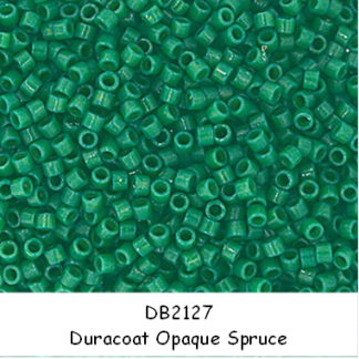 DB2127 - Delica Beads 11s - Duracoat Opaque Spruce - 10 grams