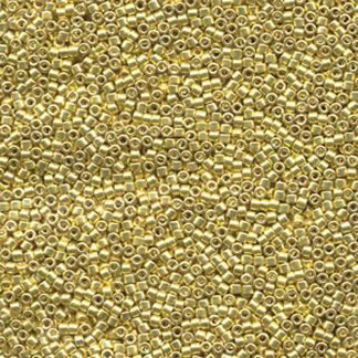 DB412 - Delica Beads 11s - Galvanised Yellow - Dyed - 10 grams