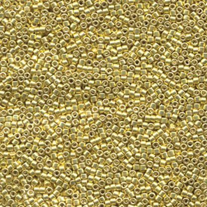 DB412 - Delica Beads 11s - Galvanised Yellow - Dyed - 10 grams
