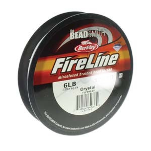 Fireline 4lb Beading Thread - Black Satin - 45m 50 yds - Halfpenney's Beads