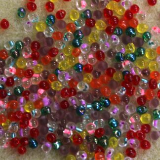 HDPM02 - Miyuki Drop Beads 3.4mm - Red Mix - 15 grams