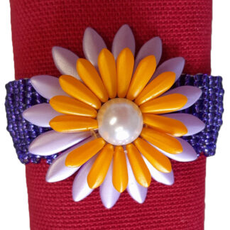 Waterlily Napkin Ring or LED Tea Light Cover Pattern