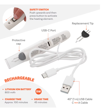 Thread Zap Rechargeable Craft Burner - Image 2