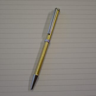 Slimline Twist Pen for beading - Chrome plated finish