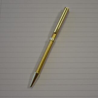 Slimline Twist Pen for beading - Gold plated finish
